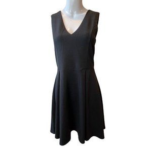Miami Womens Skater Punk Dress DA6859IMK Open Back Embroidered Floral Black SZ L